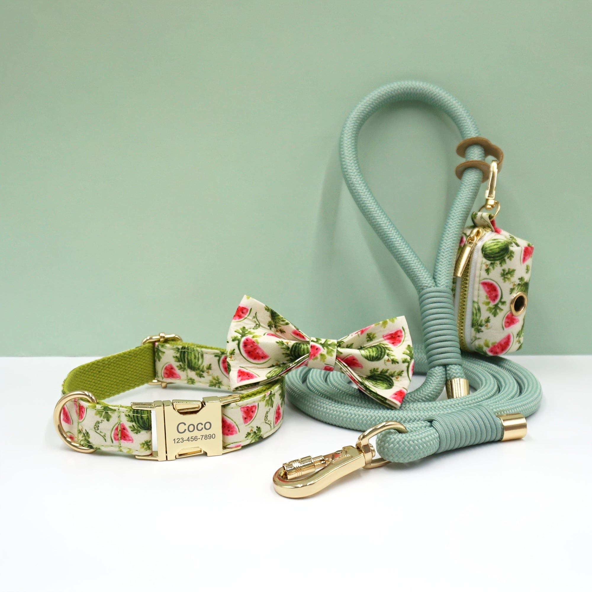 Printed Rope Leash Set