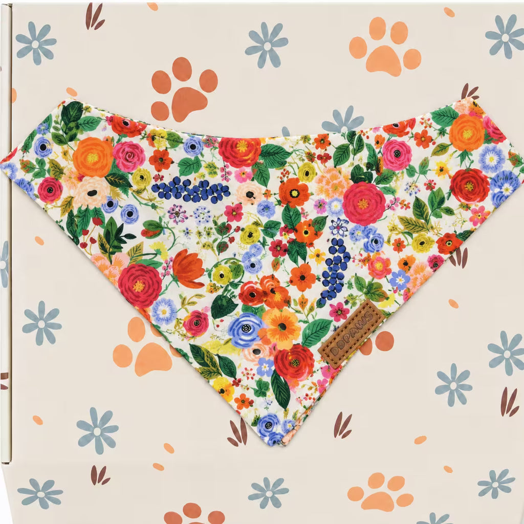 Designed Spring Floral Dog Vest Set