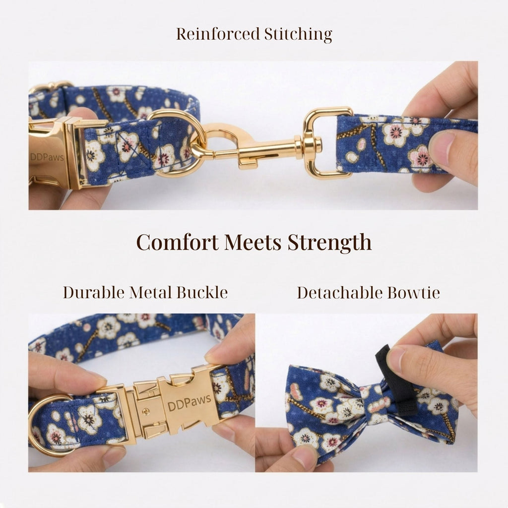 DDPaws  Blue Bloom Soft Floral Set