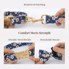 DDPaws  Blue Bloom Soft Floral Set
