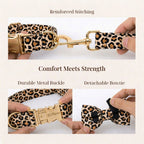 DDPaws Brown Leopard Velvet Set