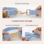 D&D Paws  Blue Corduroy Set