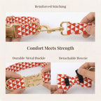 DDPaws  Red White Check Set
