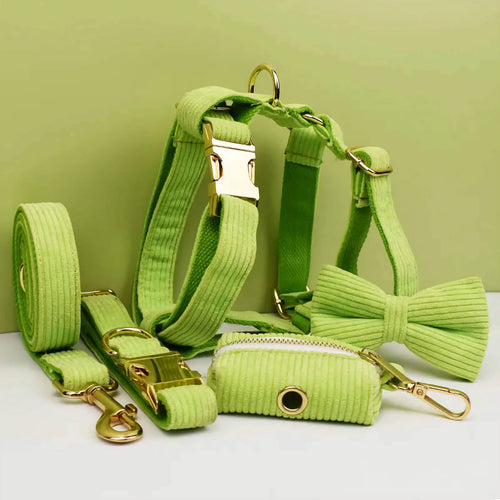 D&D Paws  Apple Fruit Green Corduroy - Classic Elegance Set