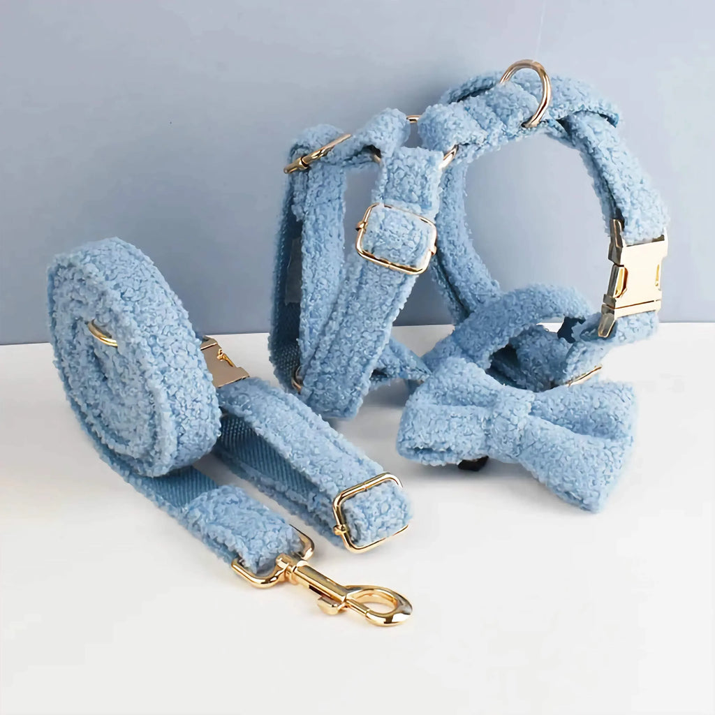 D&D Paws  Blue Teddy Velvet - Classic Elegance Set