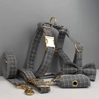D&D Paws  Gray Plaid - Classic Elegance Set