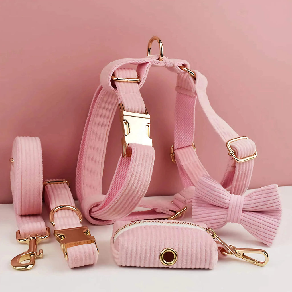 D&D Paws  Pink Corduroy - Classic Elegance Set