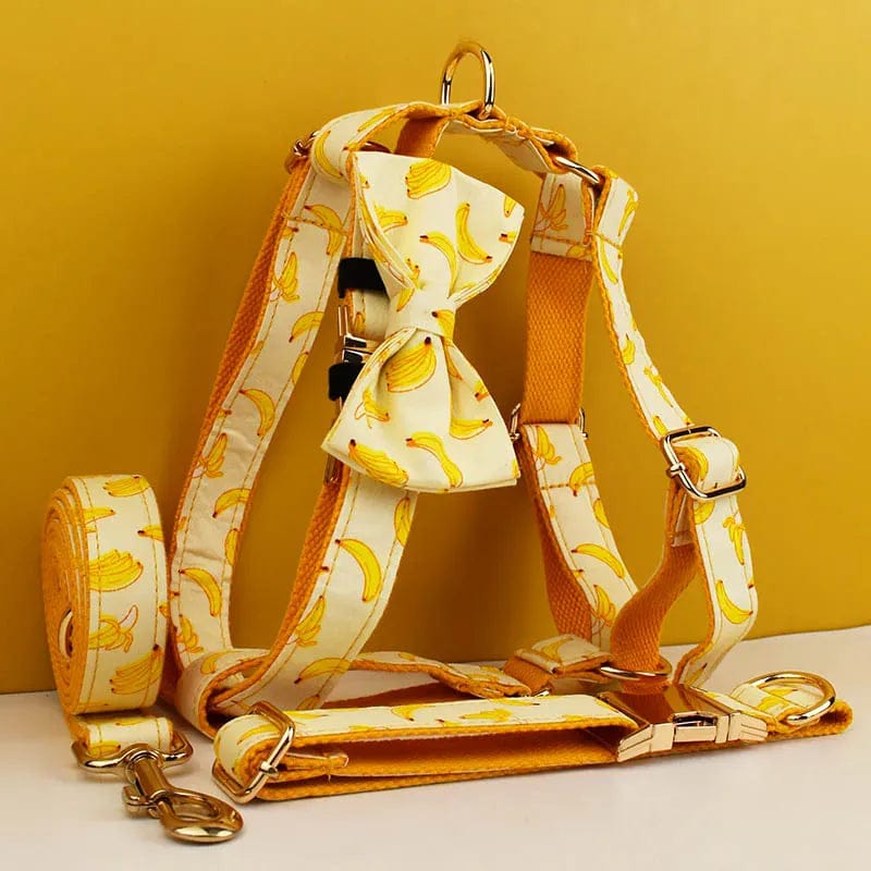 DDPaws  Personalized Banana Print Cotton Classic Set