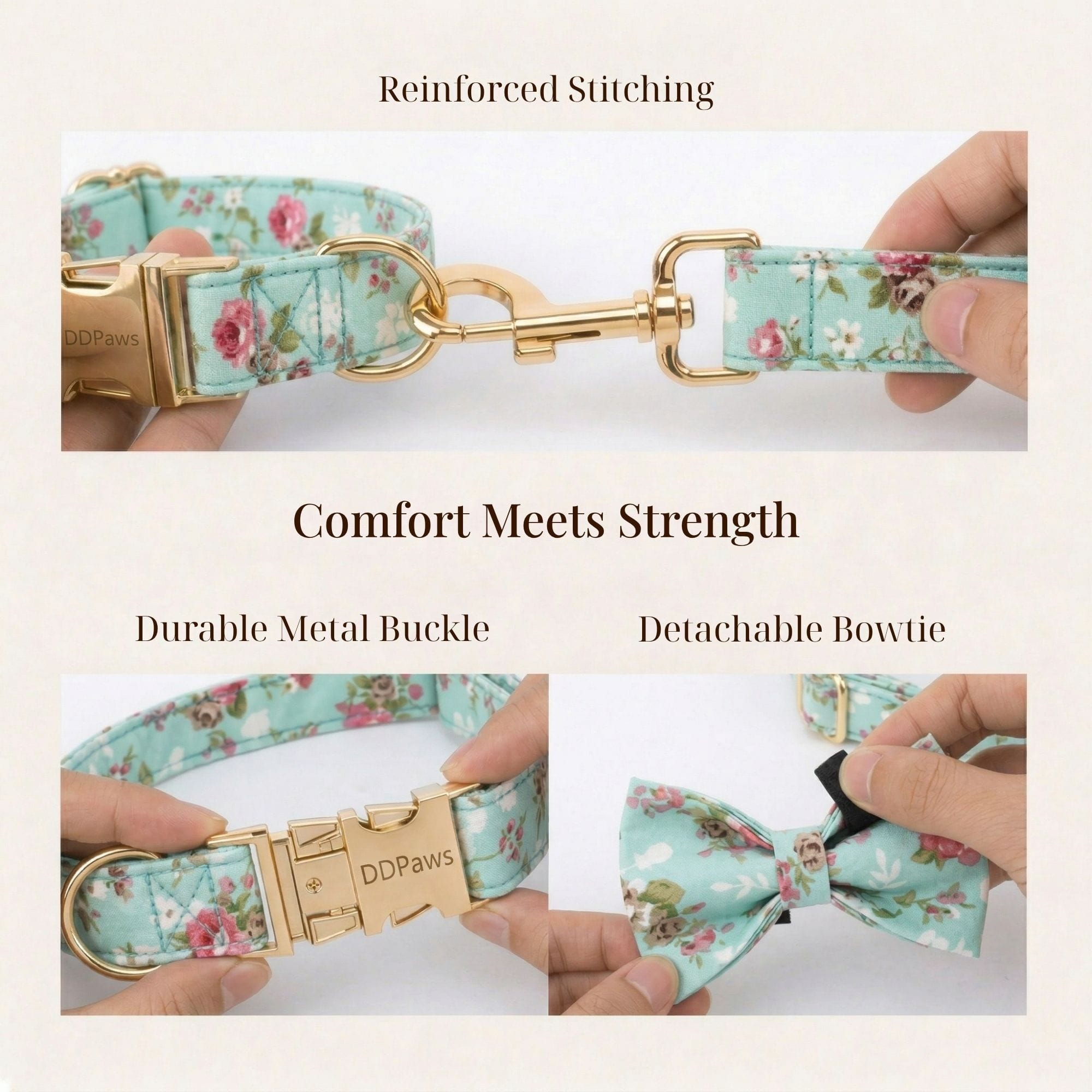 D&D Paws  Blue Blossom Floral Set