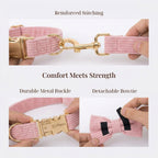 D&D Paws  Pink Corduroy Set