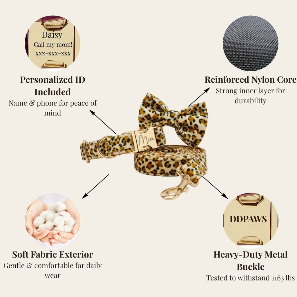 D&D Paws  Velvet Leopard Set