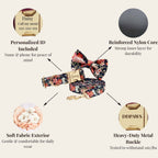 DDPaws  Black Bloom Soft Floral Set
