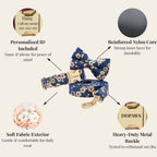 DDPaws  Blue Bloom Soft Floral Set
