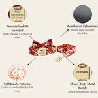 DDPaws  Red Bloom Floral Set