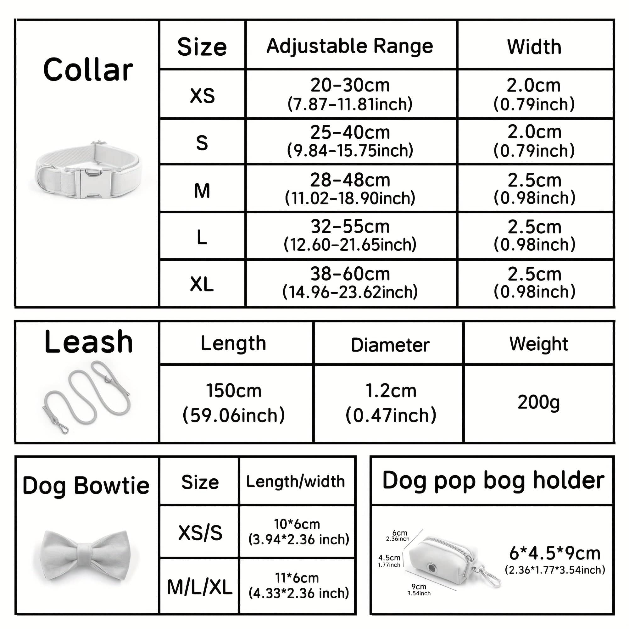 Printed Rope Leash Set