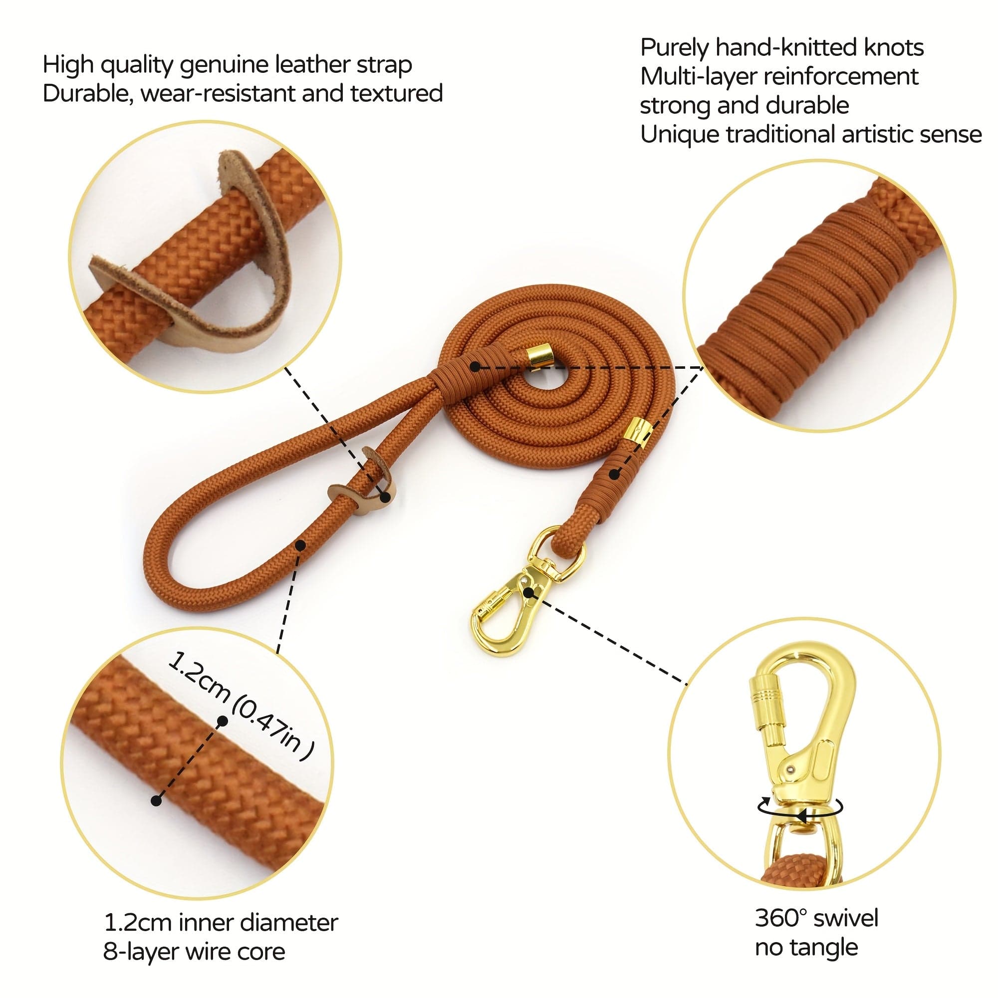 Personalized Cotton Dog Collar Leash Set