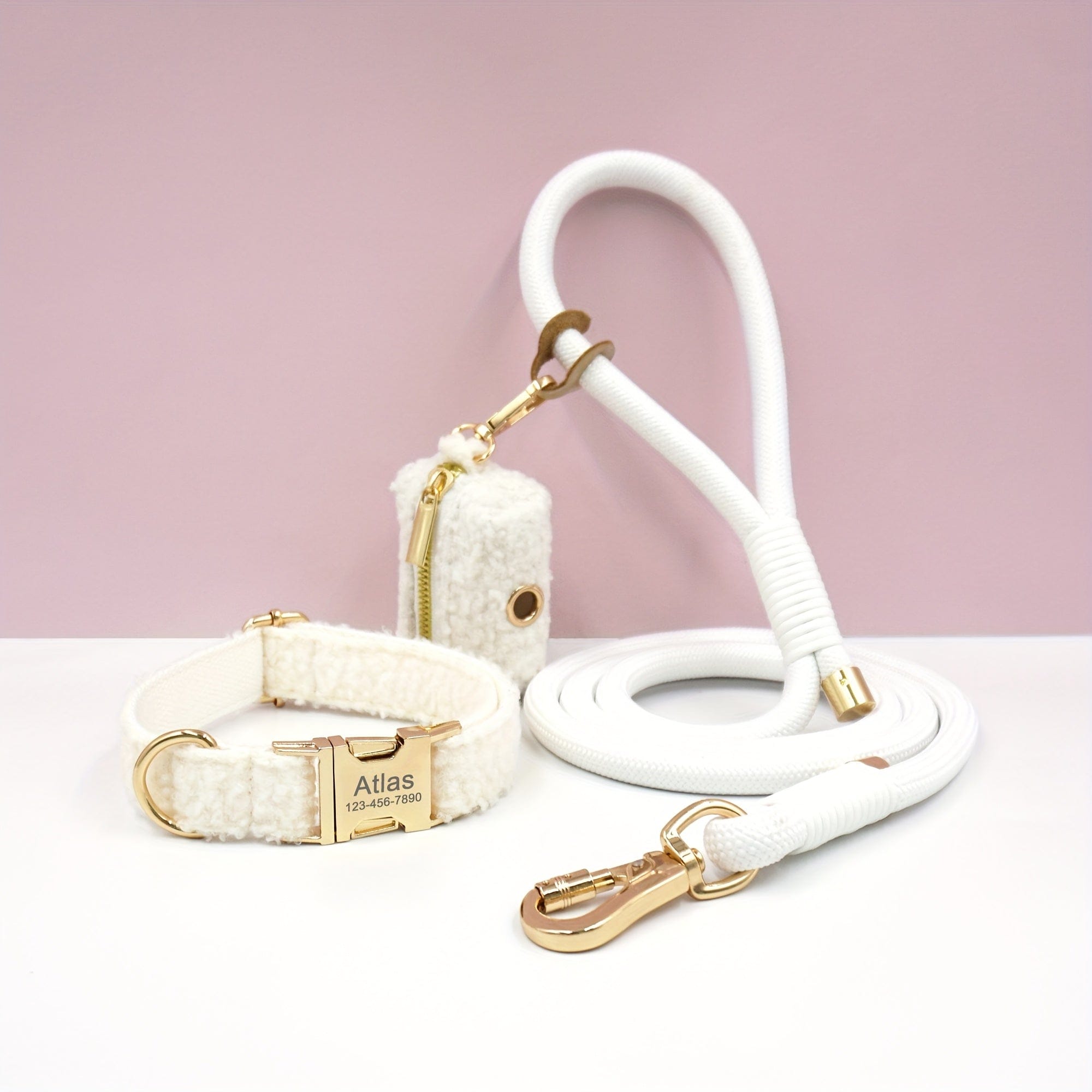 Personalized Teddy Dog Walking Set