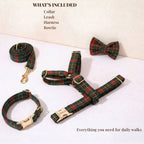 D&D Paws  Red Tartan Christmas Set