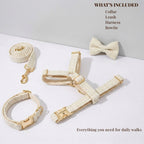 DDPaws  Engraved Cotton White Set