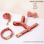 DDPaws  Red White Check Set