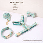 D&D Paws  Blue Blossom Floral Set