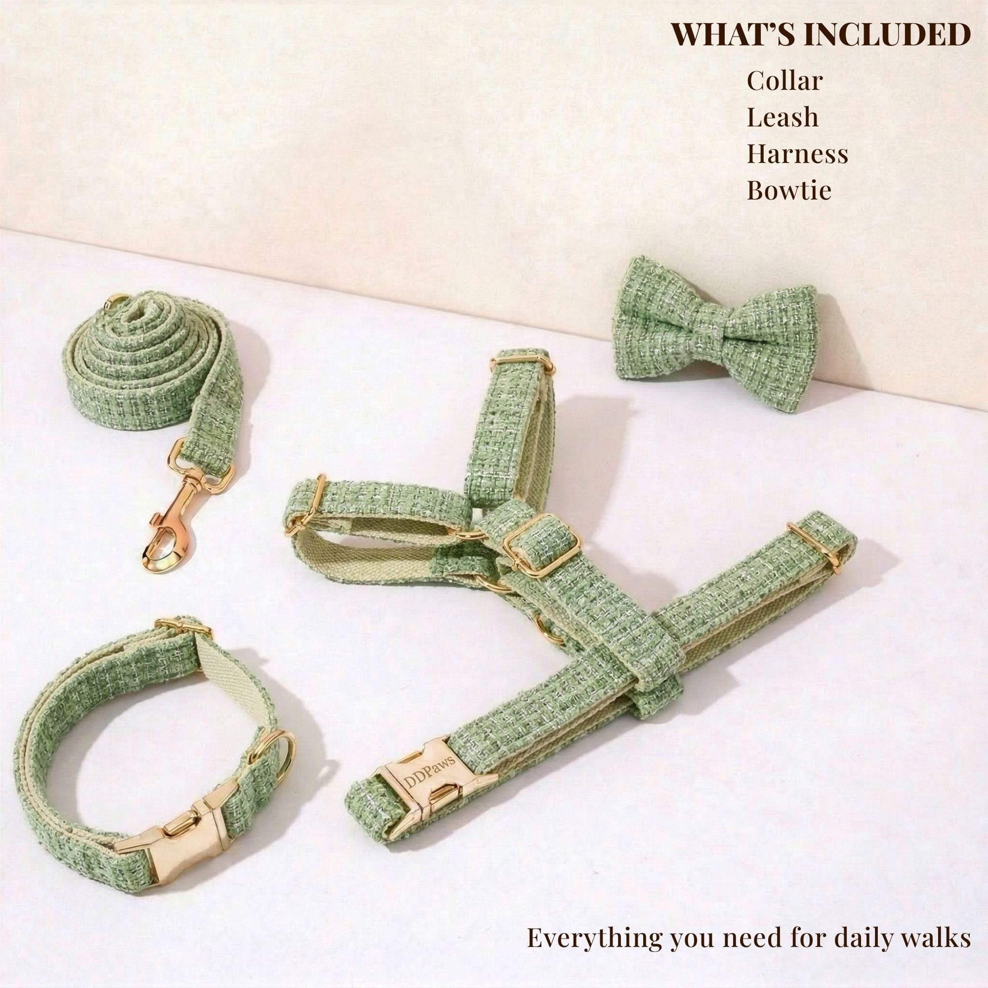 DDPaws  Lemon Green Cotton Set