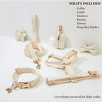 D&D Paws  Milky White Velvet Set