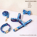 DDPaws  Purple Cotton Printed Set