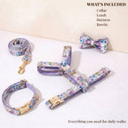 D&D Paws  Lilac Meadow Floral Set