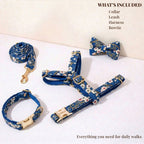 DDPaws  Blue Bloom Soft Floral Set