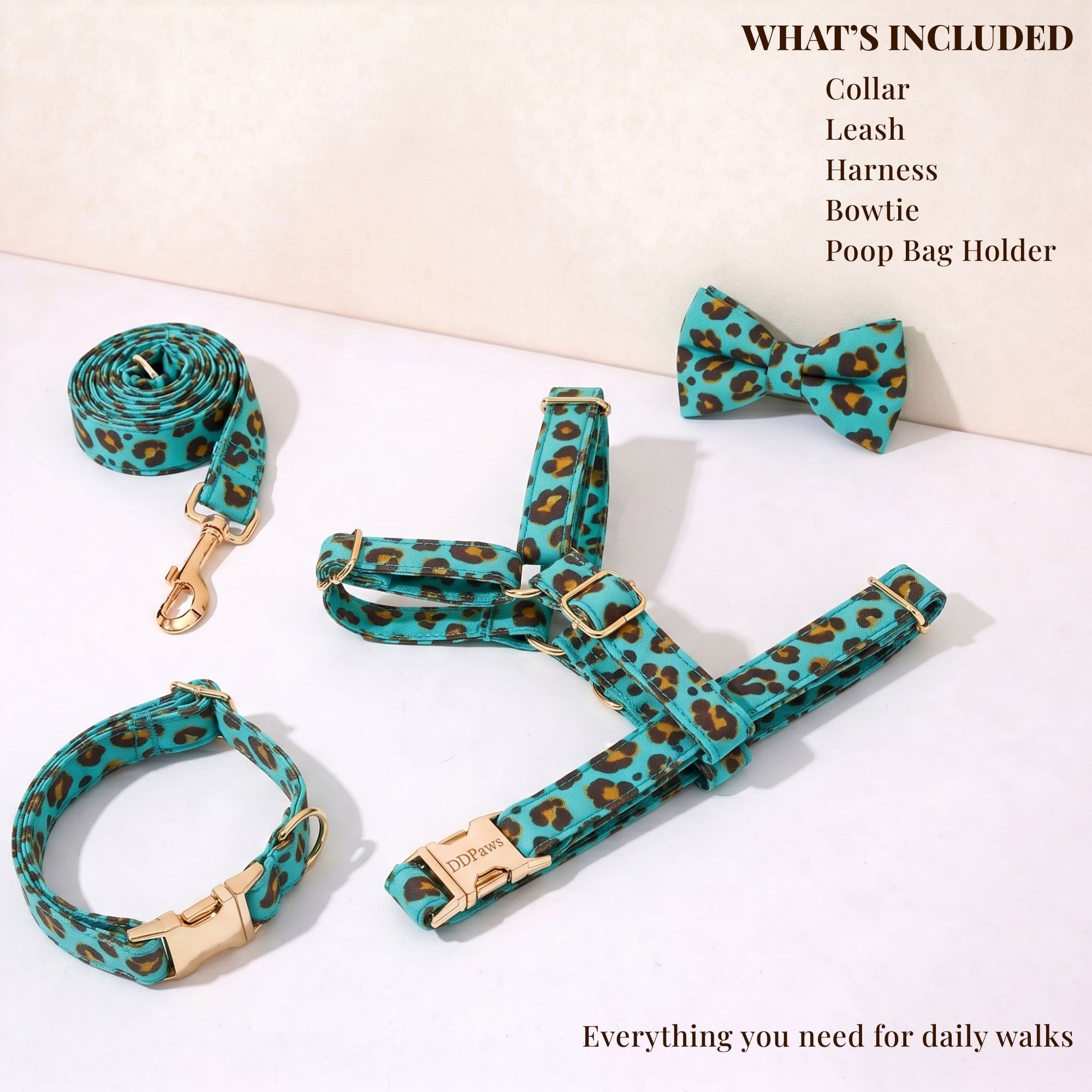 Aqua Leopard Set