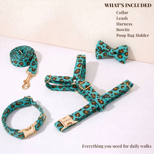 Aqua Leopard Set