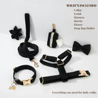 D&D Paws  Black Velvet Set