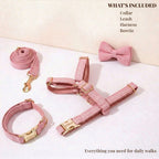 DDPaws  Pink Blush Plaid Set