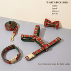 D&D Paws  Christmas Plaid Set
