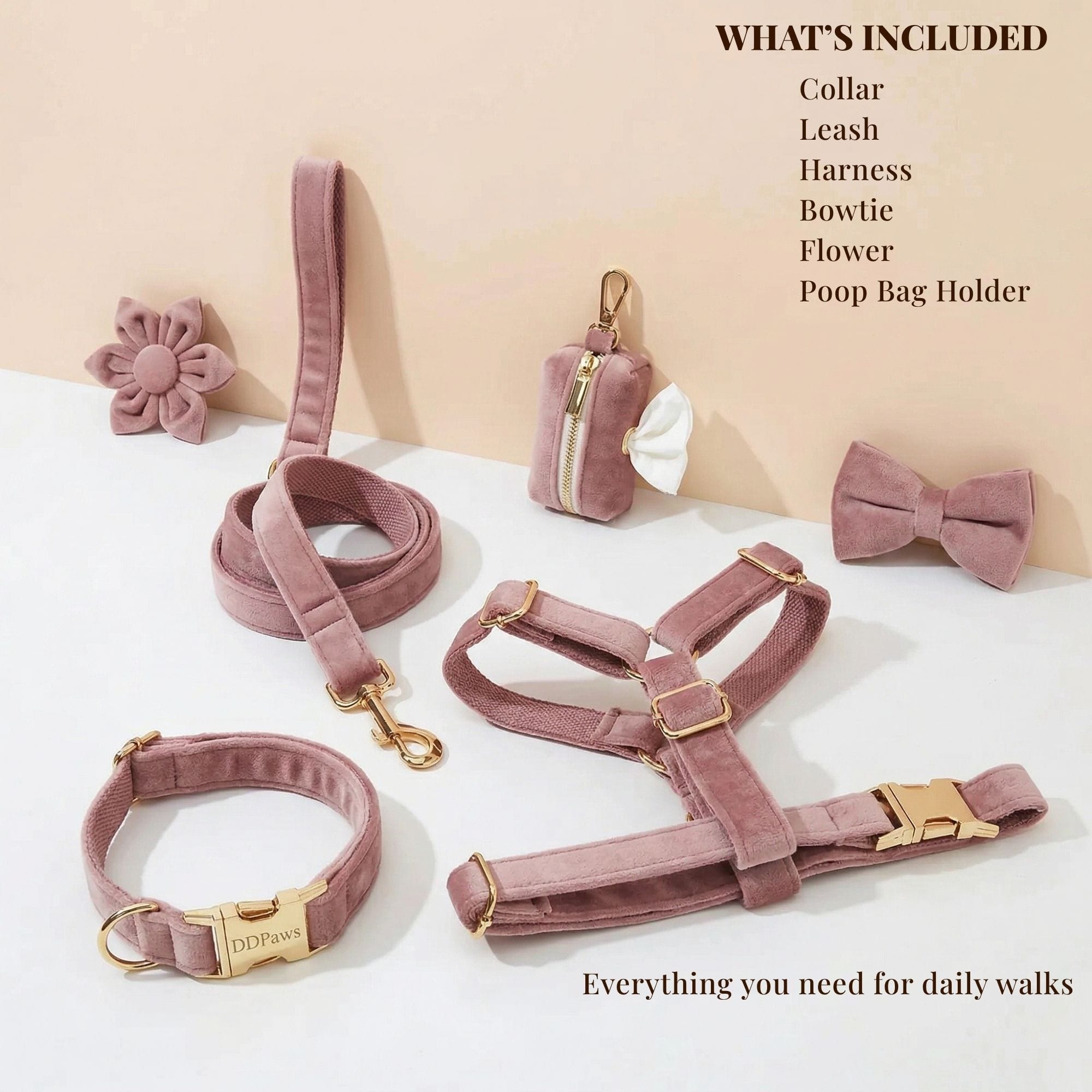 D&D Paws  Light Purple Velvet Set