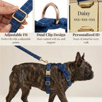 D&D Paws  Plaid Dark Blue Set