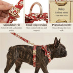 DDPaws  Red Bloom Floral Set