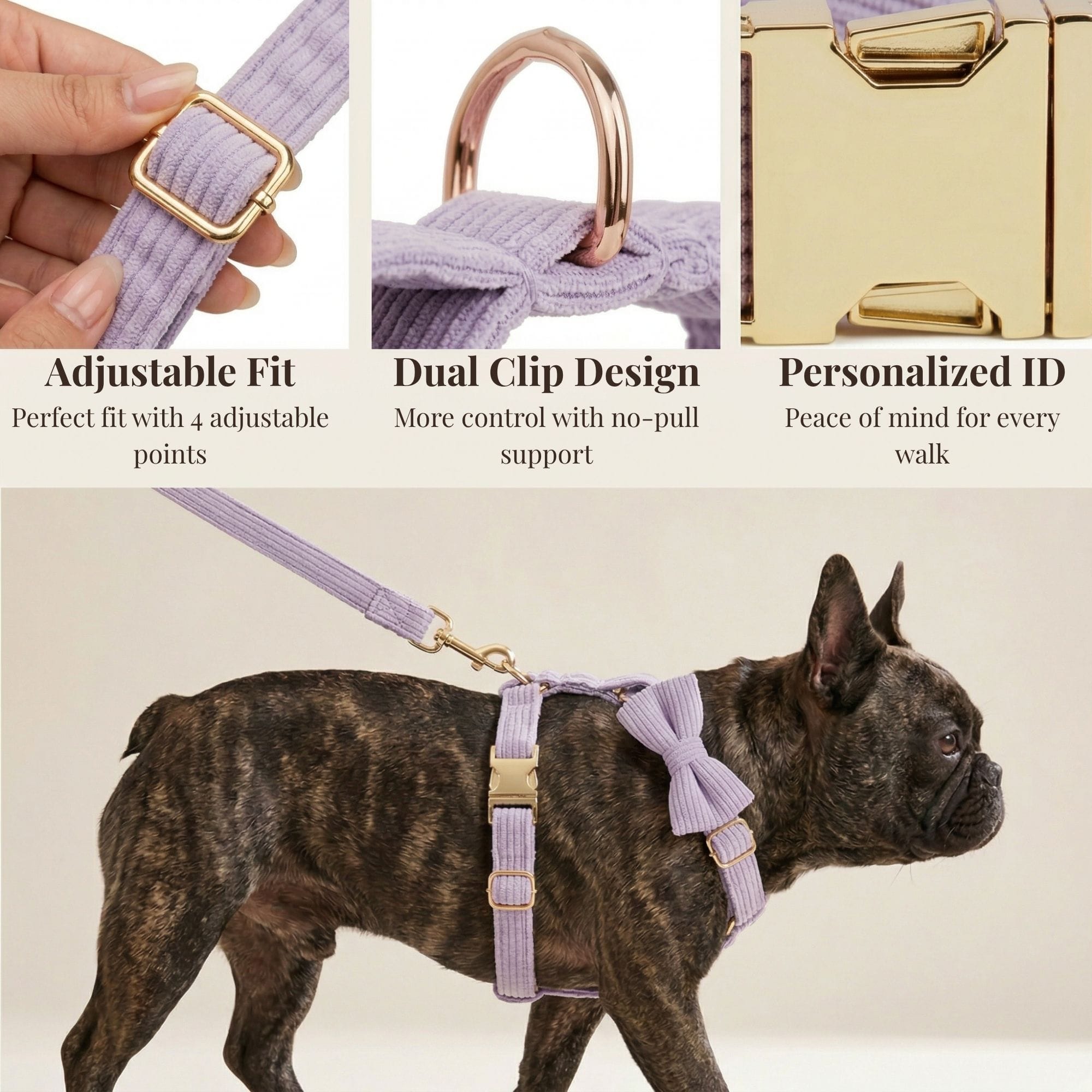 DDPaws  Lavender Mist Corduroy Set