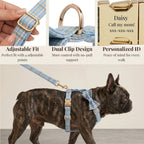 D&D Paws  Blue Plaid Set