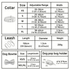 Personalized Cotton Dog Collar Leash Set