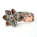 DDPaws  collar flower / XS（old） Personalized Boho Floral Girly Dog Collar Flower with Matching Leash and Harness