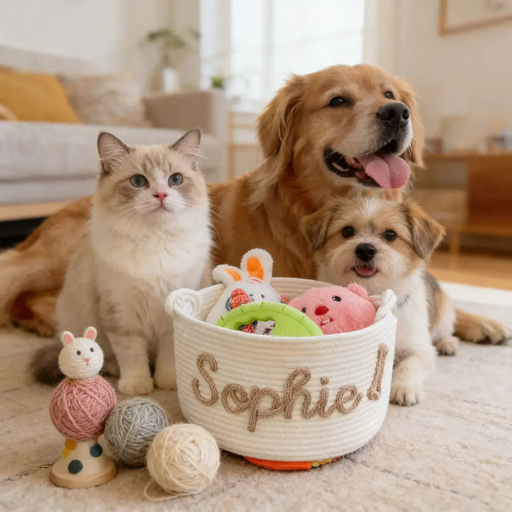 DDPaws  Cute Custom Pet Basket