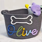 DDPaws  Grey 2 / M Cute Custom Pet Basket