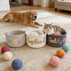 DDPaws  Cute Custom Pet Basket