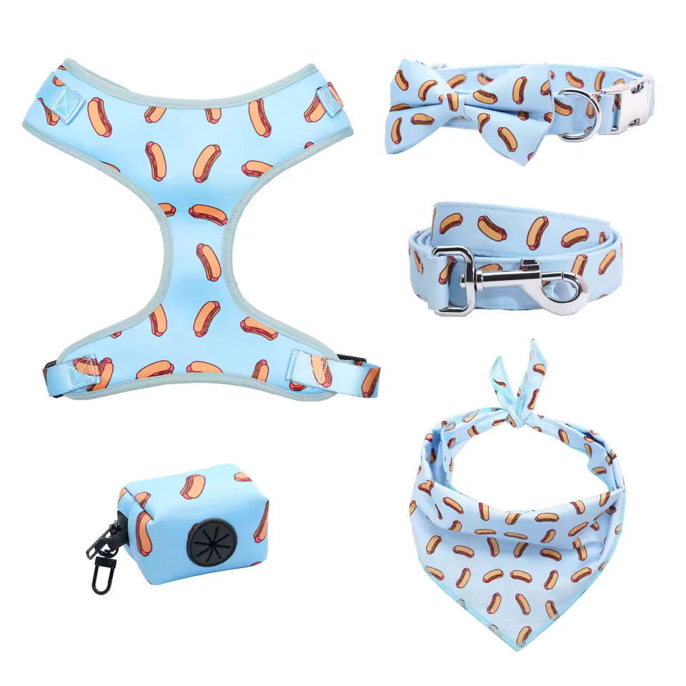 Designed Sausage Dog Vest Set