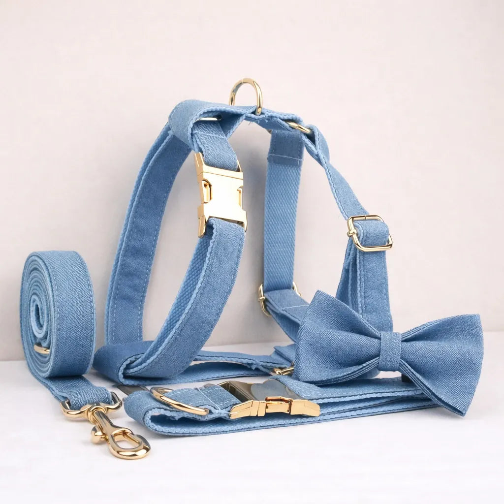 D&D Paws  Blue Denim Set