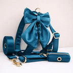 D&D Paws  Blue Green Satin Set