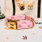 Designed Pink Blossom Floral Dog Vest Set