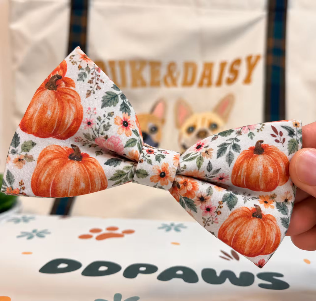 Entworfenes florales Hundegeschirr-Set [Maßanfertigung]